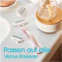 Alternative view of Gillette Venus Rasierer Deluxe Smooth Sensitive Rosegold Mit 3 Klingen