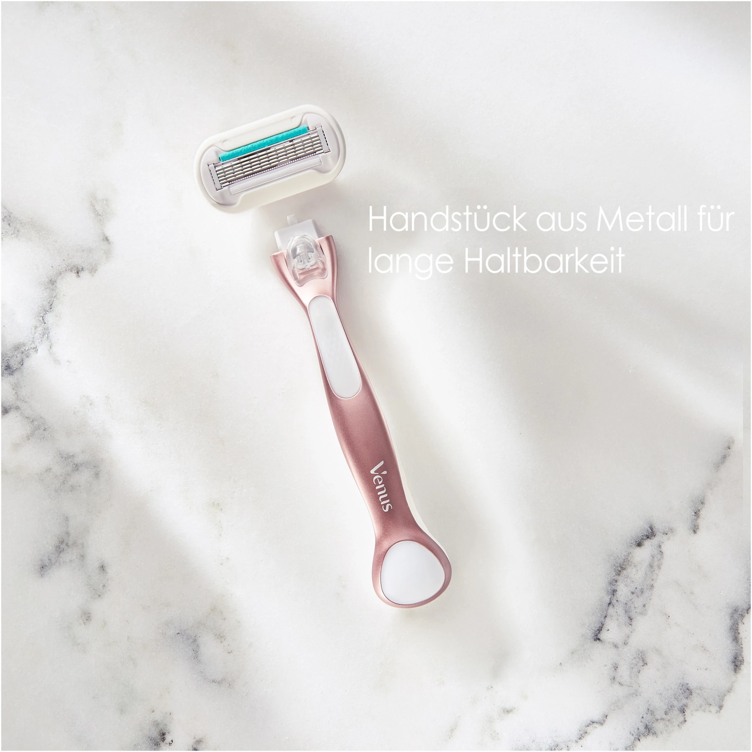 Gillette Venus Rasierer Deluxe Smooth Sensitive Rosegold Mit 3 Klingen 3 Gillette Venus Rasierer Deluxe Smooth Sensitive Rosegold Mit 3 Klingen – Bild 3