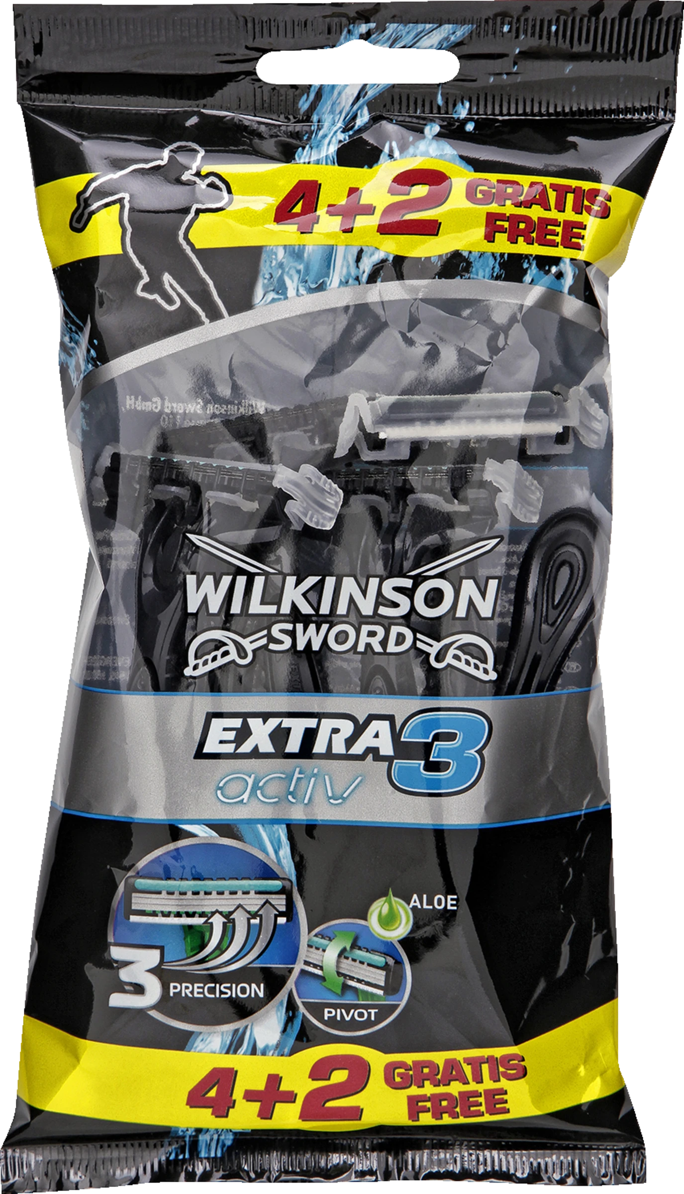 Wilkinson Sword Extra 3 Activ Einwegrasierer 1 Wilkinson Sword Extra 3 Activ Einwegrasierer