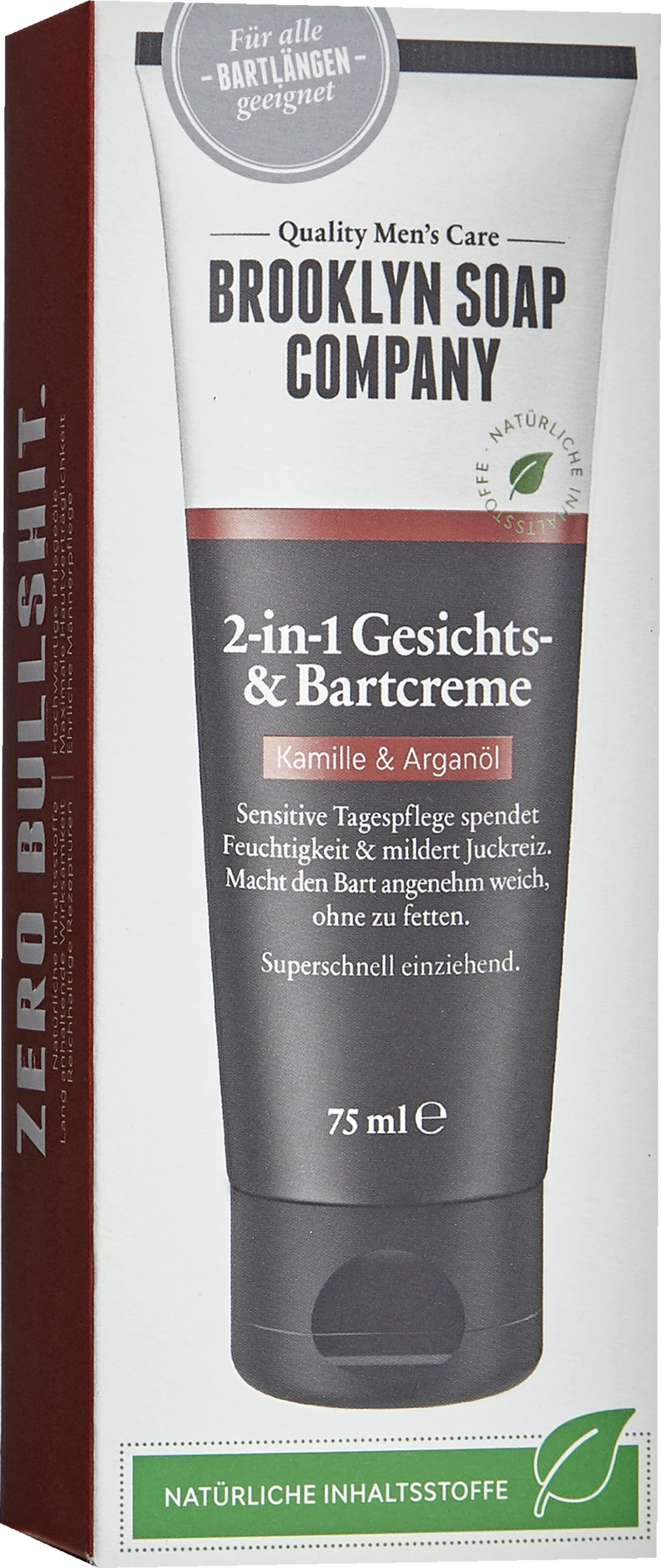 Brooklyn Soap Company 2-in-1 Gesichts- & Bartcreme Kamille & Arganöl 1 Brooklyn Soap Company 2-in-1 Gesichts- & Bartcreme Kamille & Arganöl