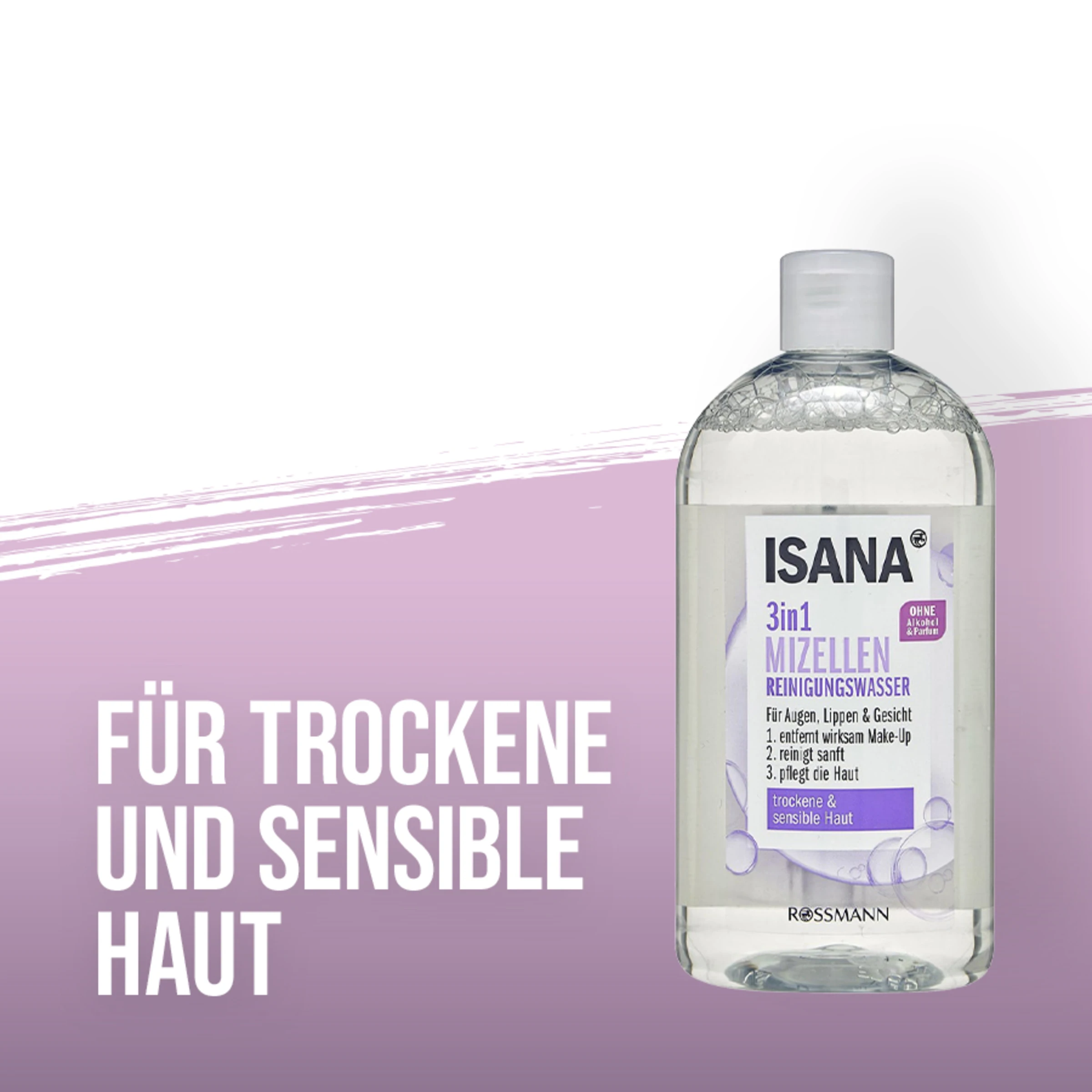 ISANA 3 In 1 Mizellen Reinigungswasser 2 ISANA 3 In 1 Mizellen Reinigungswasser – Bild 2