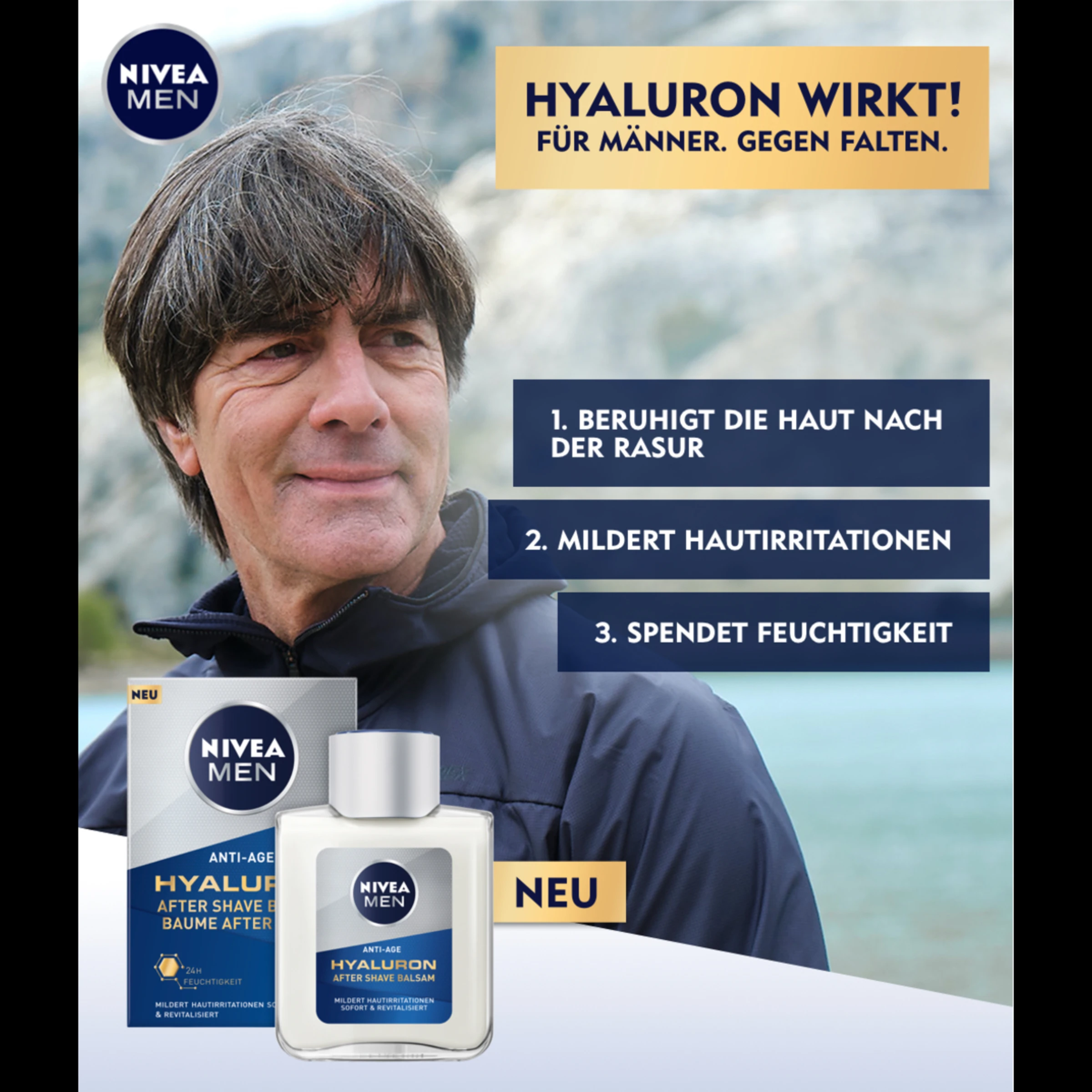 NIVEA MEN Anti-Age Hyaluron After Shave Balsam 4 NIVEA MEN Anti-Age Hyaluron After Shave Balsam – Bild 4