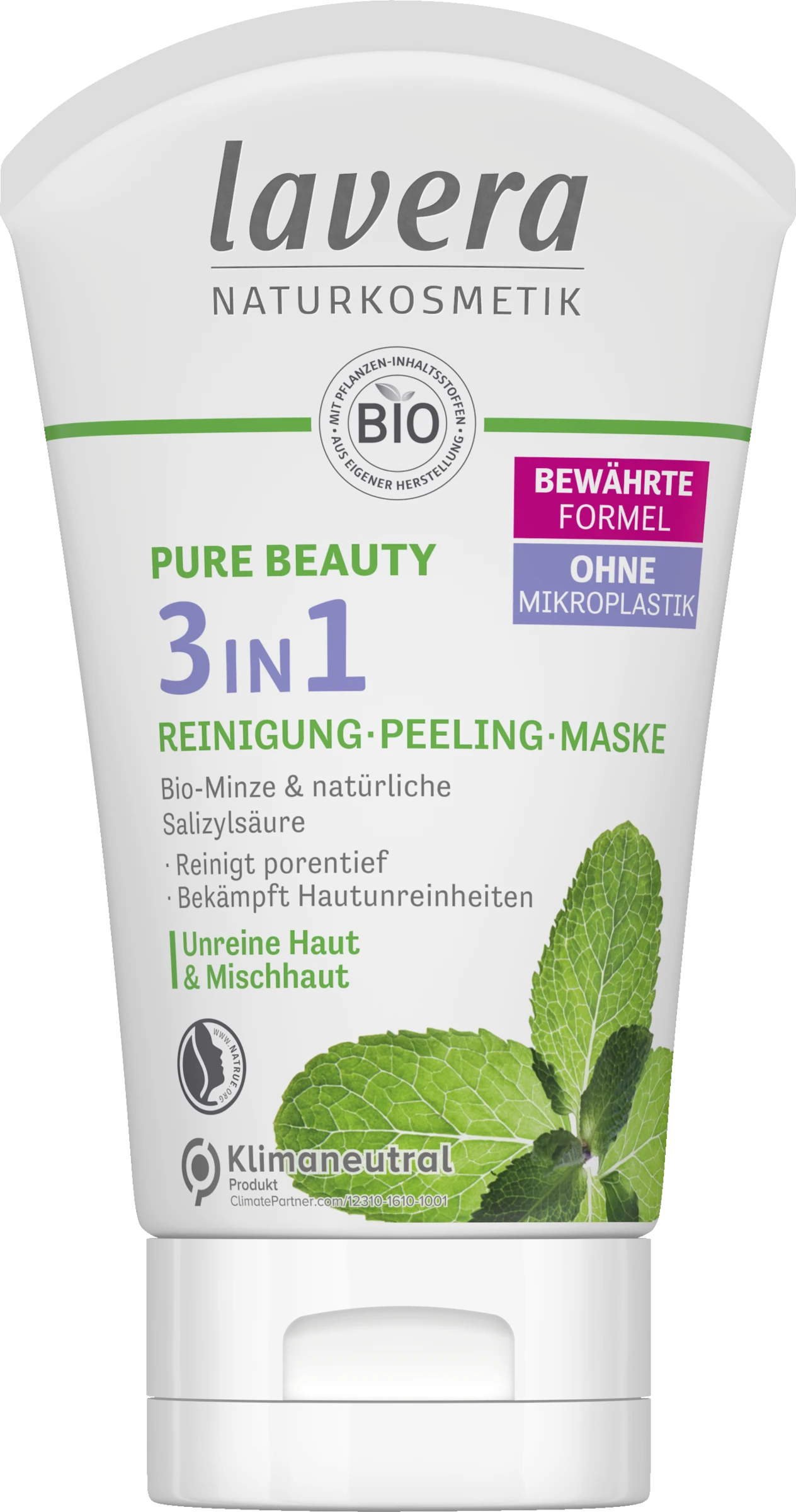 Lavera PURE BEAUTY 3in1 Reinigung - Peeling - Maske 1 Lavera PURE BEAUTY 3in1 Reinigung - Peeling - Maske