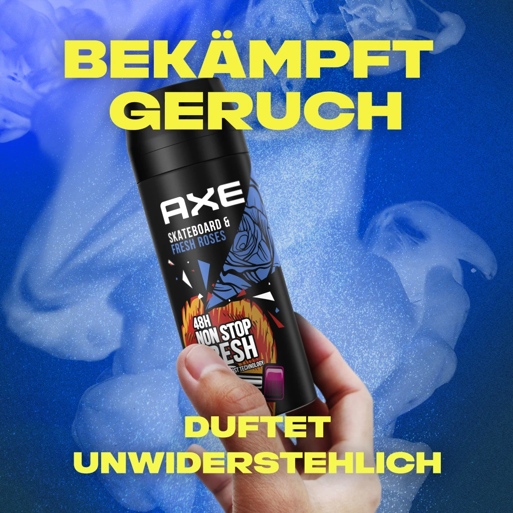 Axe Deo & Body Spray Skateboard & Fresh Roses 3 Axe Deo & Body Spray Skateboard & Fresh Roses – Bild 3