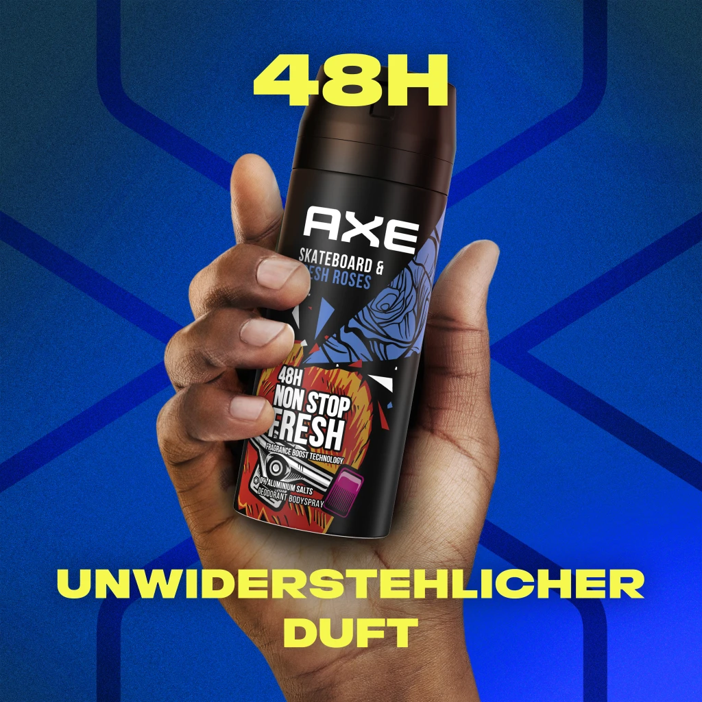 Axe Deo & Body Spray Skateboard & Fresh Roses 4 Axe Deo & Body Spray Skateboard & Fresh Roses – Bild 4