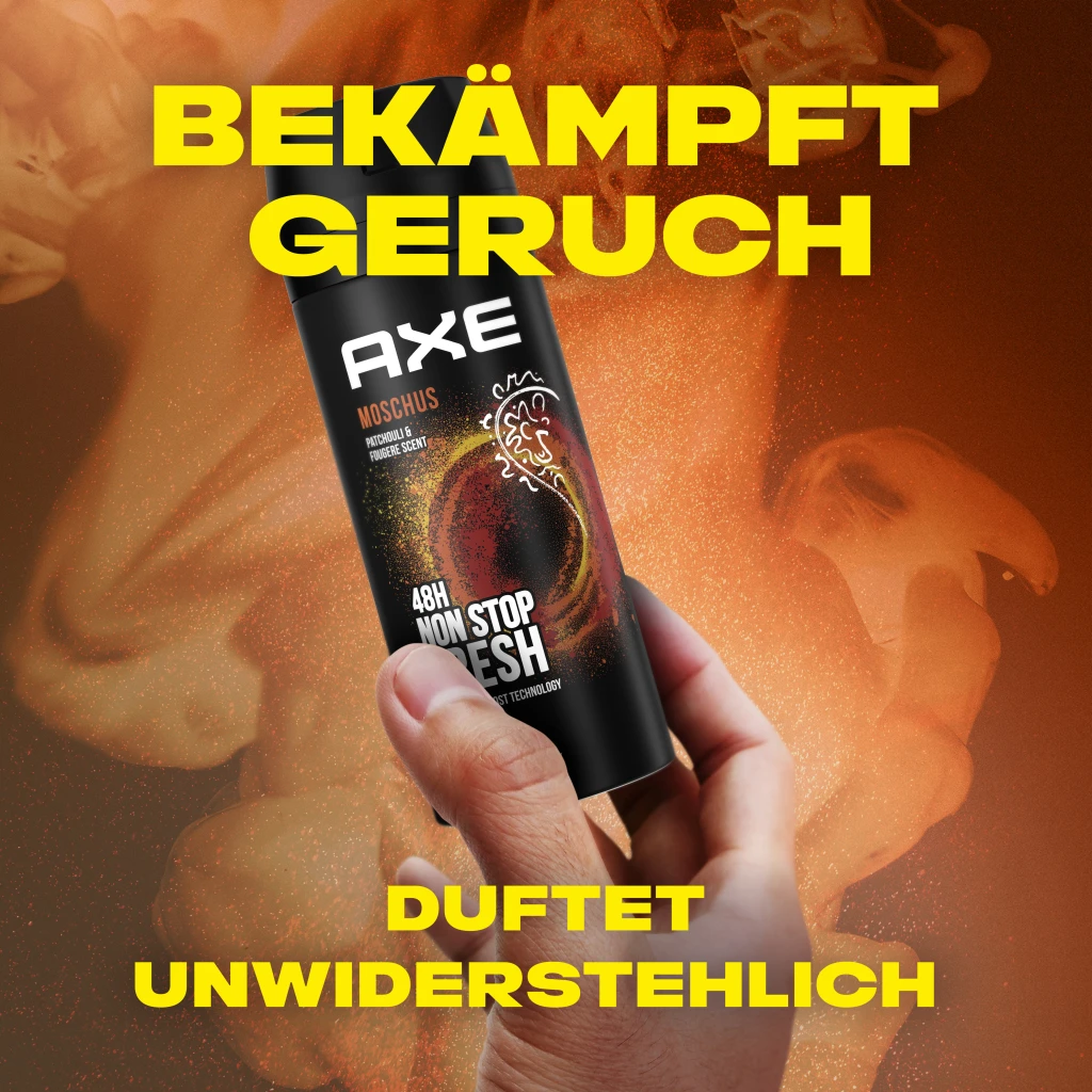 Axe Deo & Body Spray Moschus 2 Axe Deo & Body Spray Moschus – Bild 2