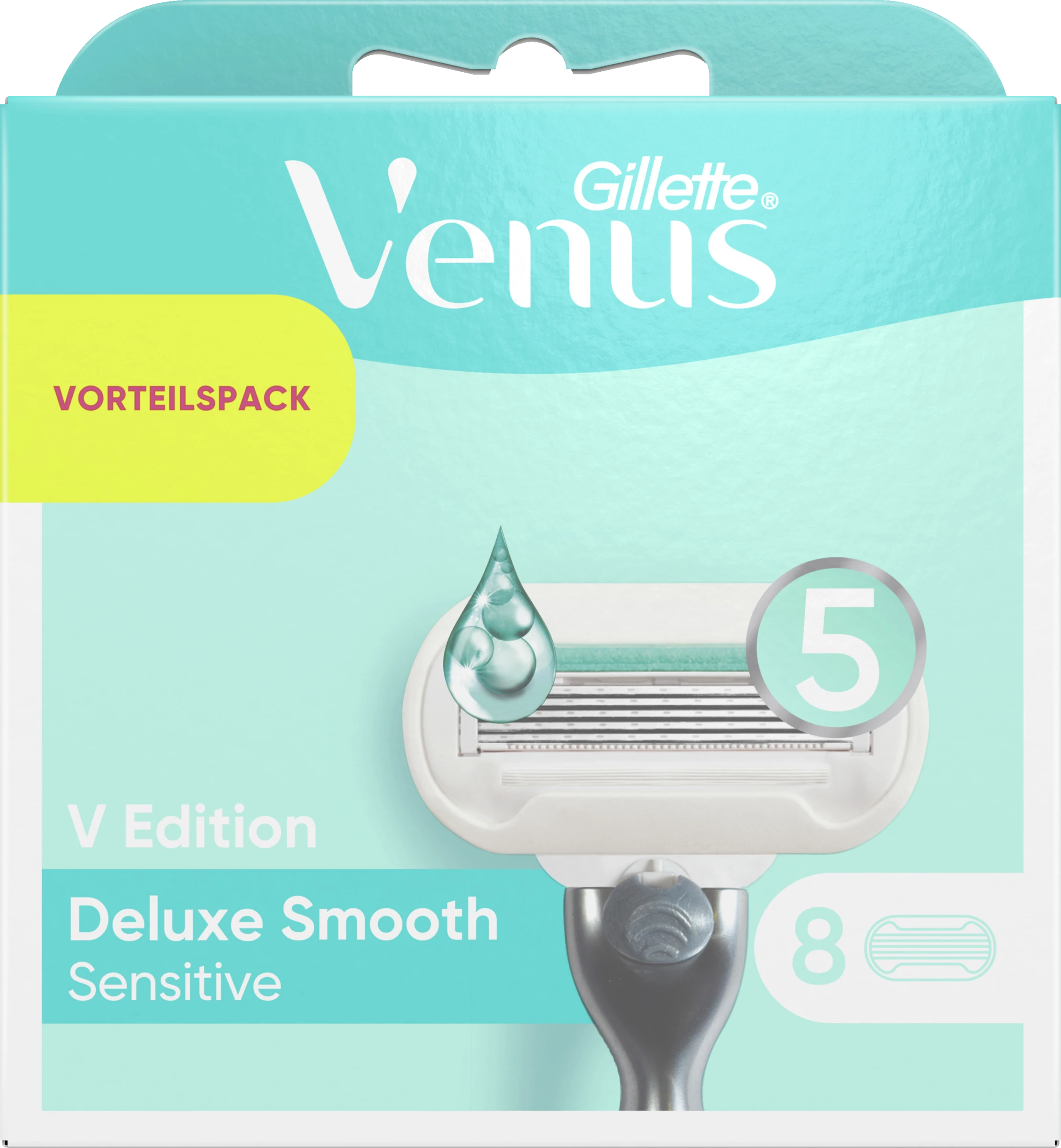 Gillette Venus V Edition Deluxe Smooth Sensitive Rasierklingen Vorteilspack 1 Gillette Venus V Edition Deluxe Smooth Sensitive Rasierklingen Vorteilspack