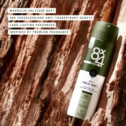 8x4 MEN Anti-Transpirant Spray N°8 Wild Oak 7 8x4 MEN Anti-Transpirant Spray N°8 Wild Oak -Satin Naturel Shop MAM 7311500 SHOP IMAGE 1.4