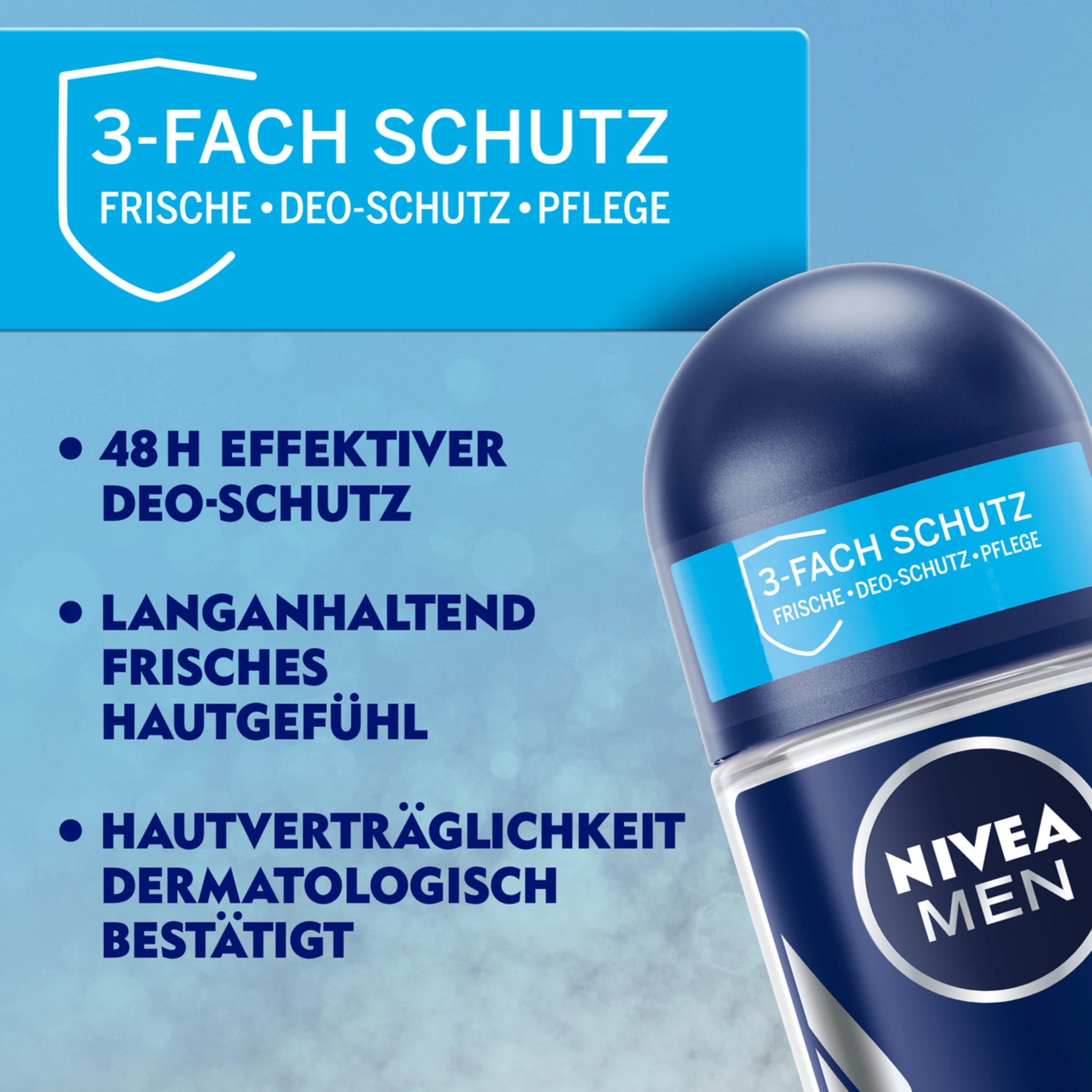 NIVEA MEN Anti-Transpirant Roll-on Cool Kick Fresh 6 NIVEA MEN Anti-Transpirant Roll-on Cool Kick Fresh – Bild 6