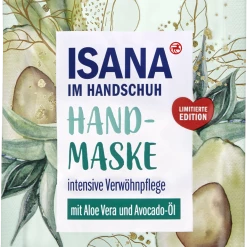ISANA Handschuhmaske Mit Aloe Vera Und Avocadoöl