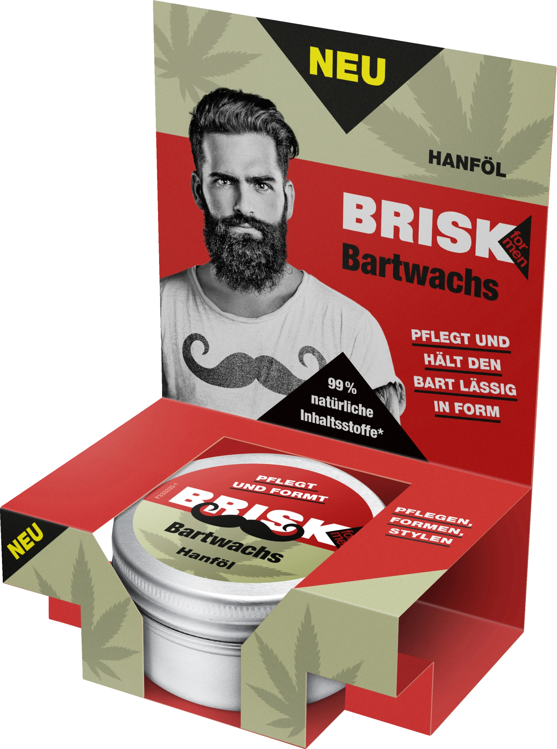 Brisk For Men Bartwachs 1 Brisk For Men Bartwachs