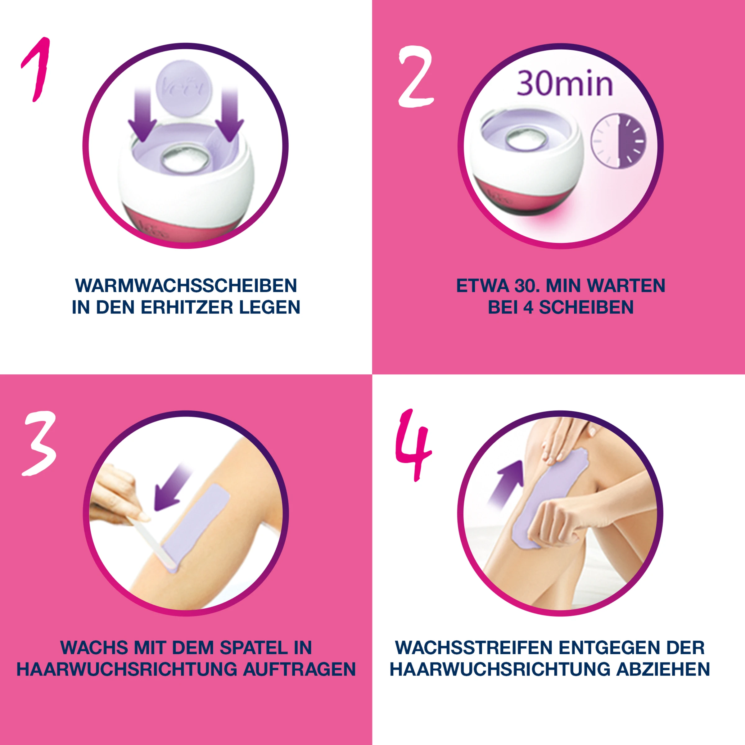 Veet Spawax Ersatz-Wachsscheiben 2 Veet Spawax Ersatz-Wachsscheiben – Bild 2