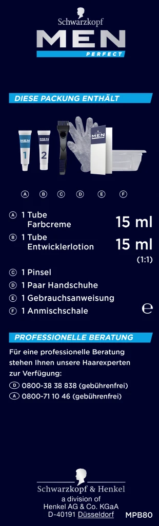 Schwarzkopf Men Perfect Bart Coloration 80 Natur-Schwarzbraun 3 Schwarzkopf Men Perfect Bart Coloration 80 Natur-Schwarzbraun – Bild 3