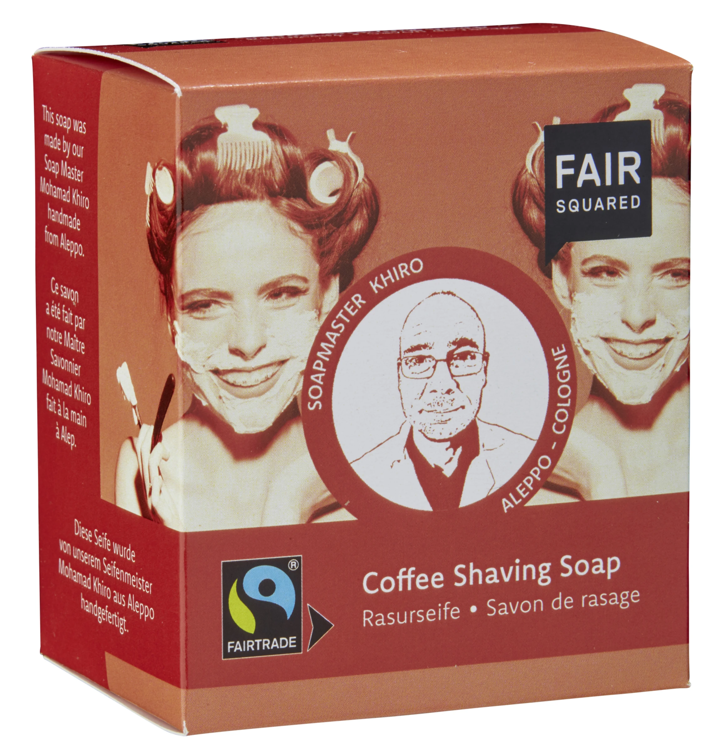FAIR SQUARED Rasurseife Coffee 1 FAIR SQUARED Rasurseife Coffee