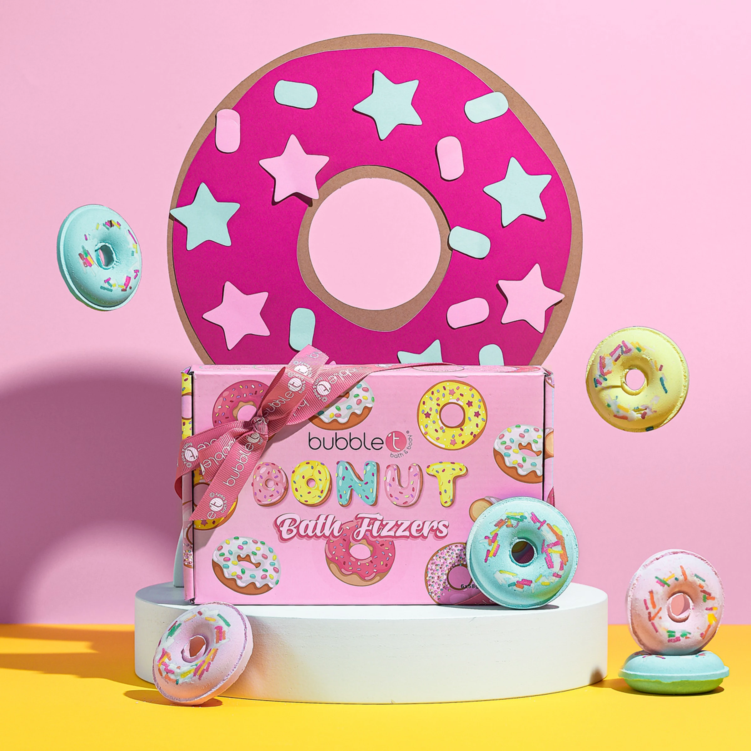Bubble T Geschenkset Donut Badefizzer 4 Bubble T Geschenkset Donut Badefizzer – Bild 4