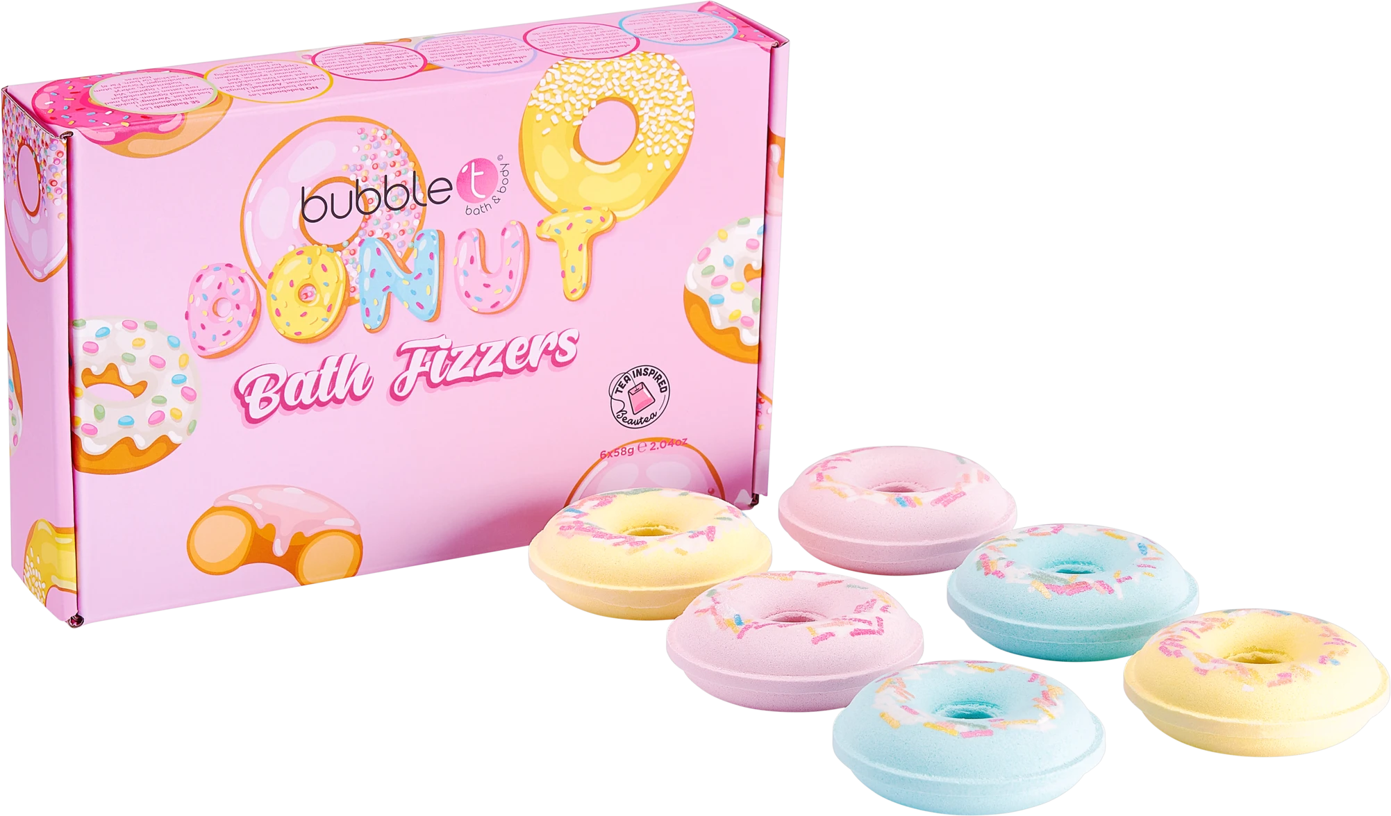 Bubble T Geschenkset Donut Badefizzer 2 Bubble T Geschenkset Donut Badefizzer – Bild 2