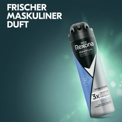Rexona Men Maximum Protection Antitranspirant-Spray Cobalt Dry 6 Rexona Men Maximum Protection Antitranspirant-Spray Cobalt Dry -Satin Naturel Shop MAM 8307561 SHOP IMAGE 1.4