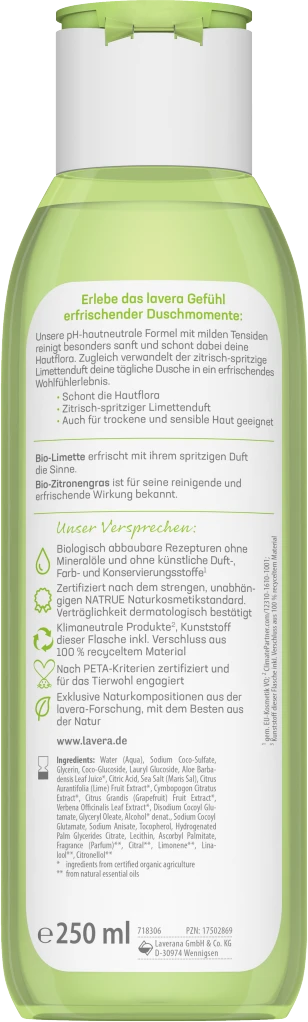 Lavera Pflegedusche Erfrischend 2 Lavera Pflegedusche Erfrischend – Bild 2