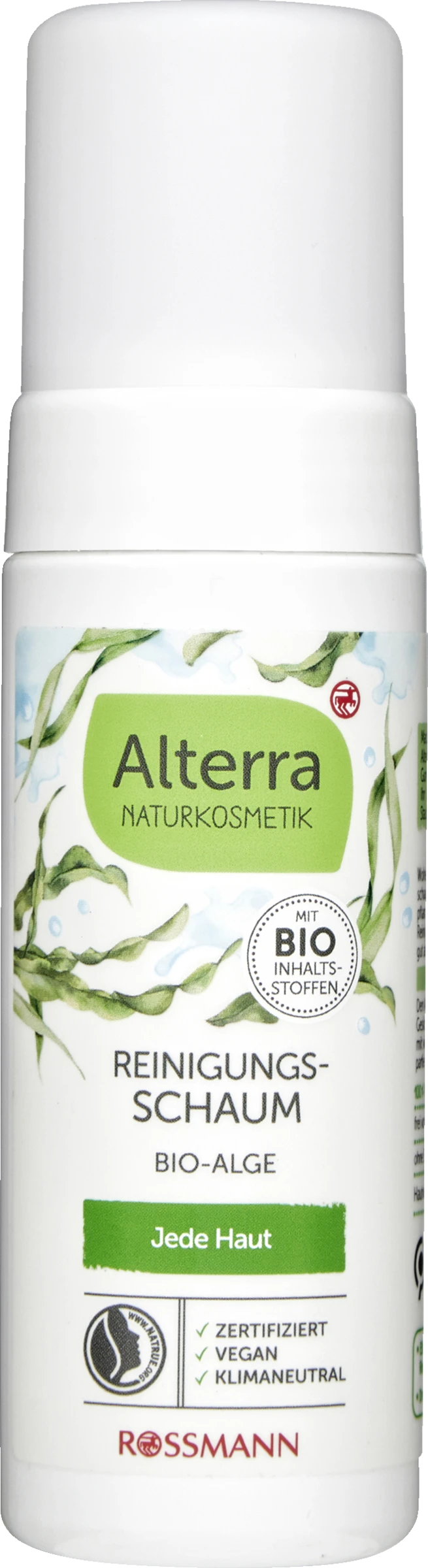 Alterra NATURKOSMETIK Reinigungsschaum Bio-Alge 1 Alterra NATURKOSMETIK Reinigungsschaum Bio-Alge