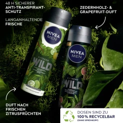 NIVEA MEN Anti-Transpirant Spray Extreme Wild Zedernholz -Satin Naturel Shop MAM 8533544 SHOP IMAGE 1.6