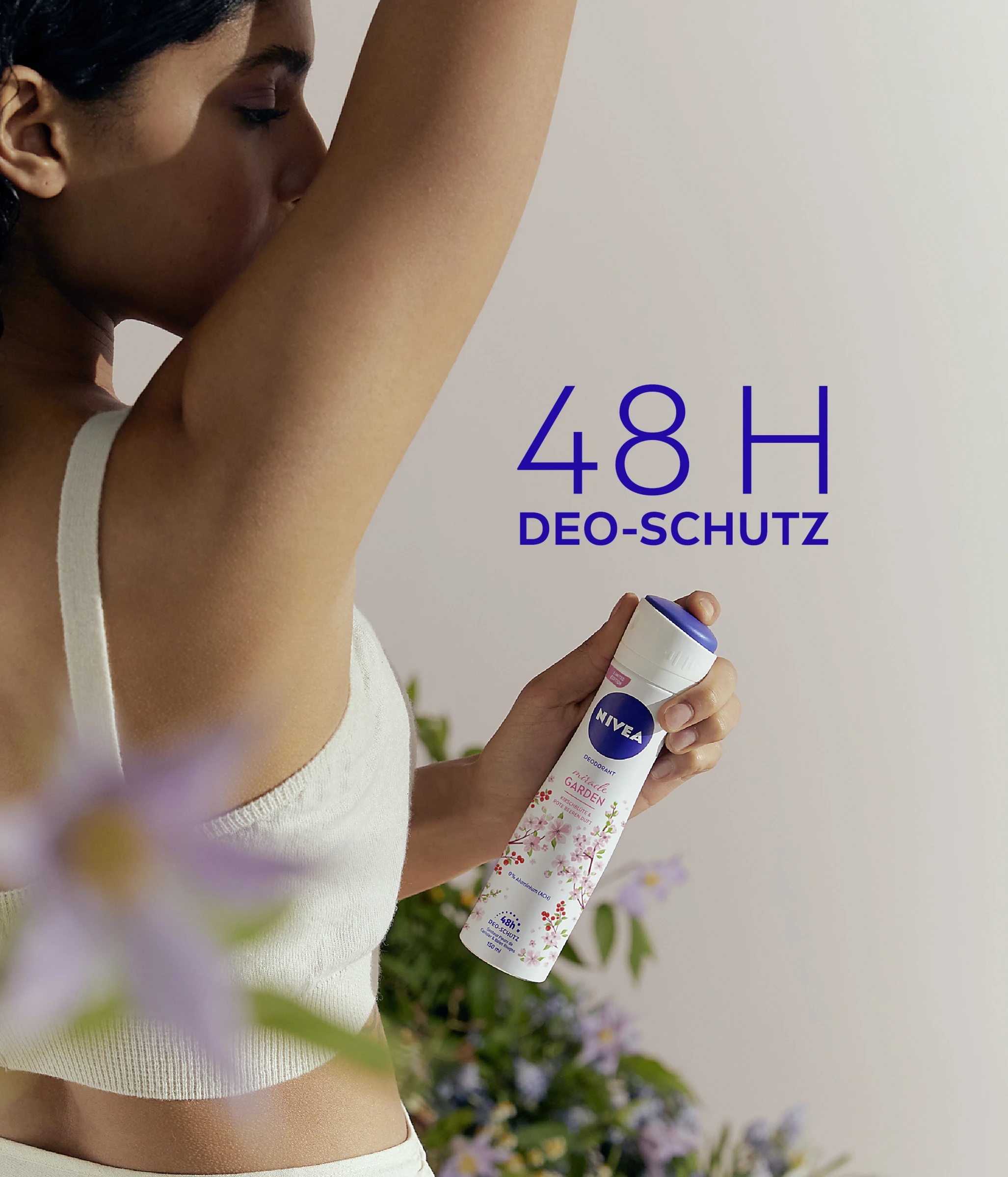 NIVEA Deodorant Spray Miracle Garden Kirschblüte 3 NIVEA Deodorant Spray Miracle Garden Kirschblüte – Bild 3
