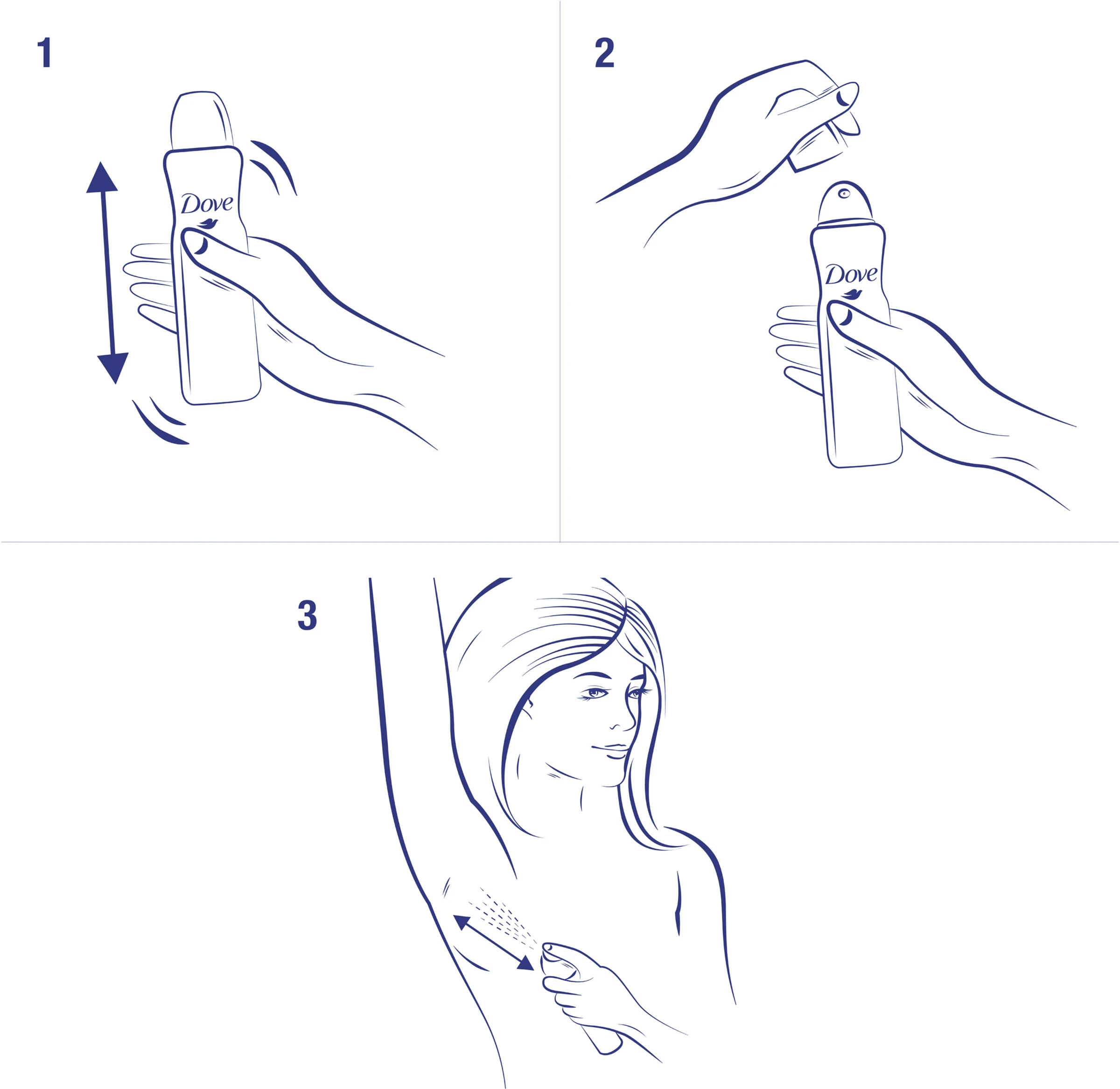 DOVE Deo Spray Rosenduft 4 DOVE Deo Spray Rosenduft – Bild 4