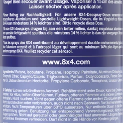 Alternative view of 8x4 MEN Anti-Transpirant Spray N°17 Oceanic Boost