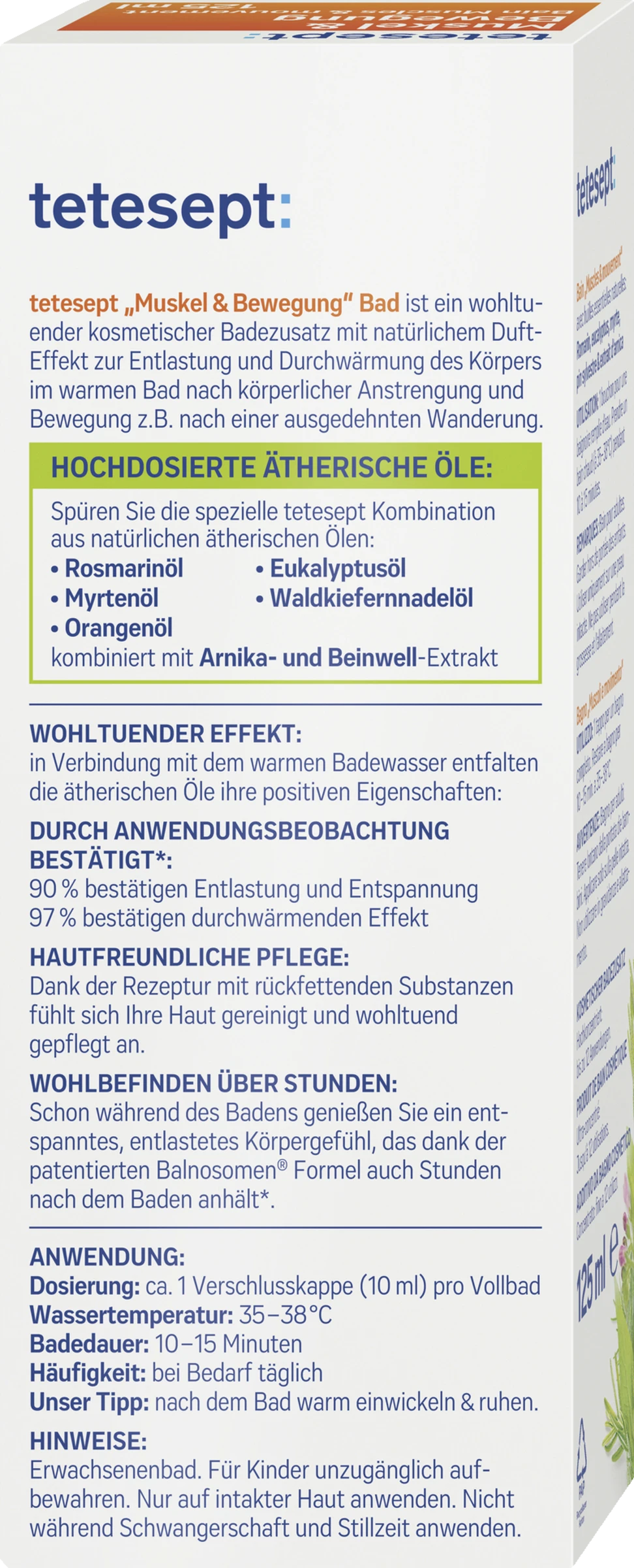 Tetesept Gesundheitsbad Muskel & Bewegung 2 Tetesept Gesundheitsbad Muskel & Bewegung – Bild 2