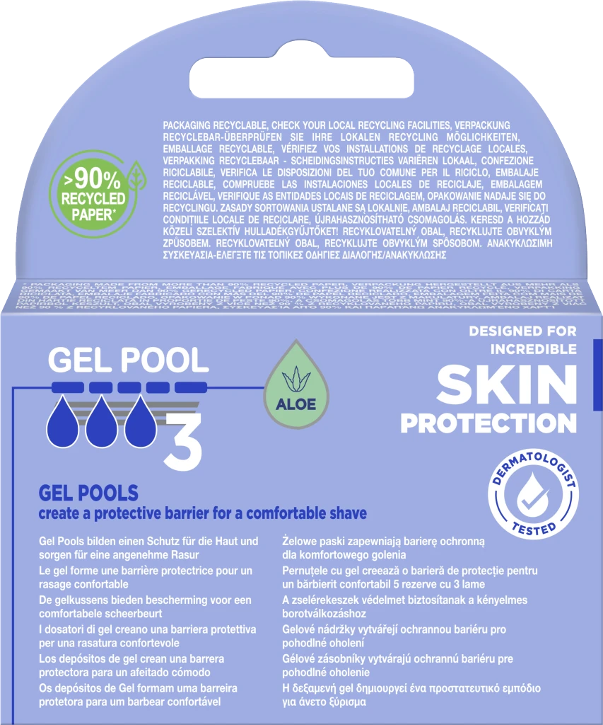 Wilkinson Sword Hydro 3 Skin Protection Rasierklingen 2 Wilkinson Sword Hydro 3 Skin Protection Rasierklingen – Bild 2