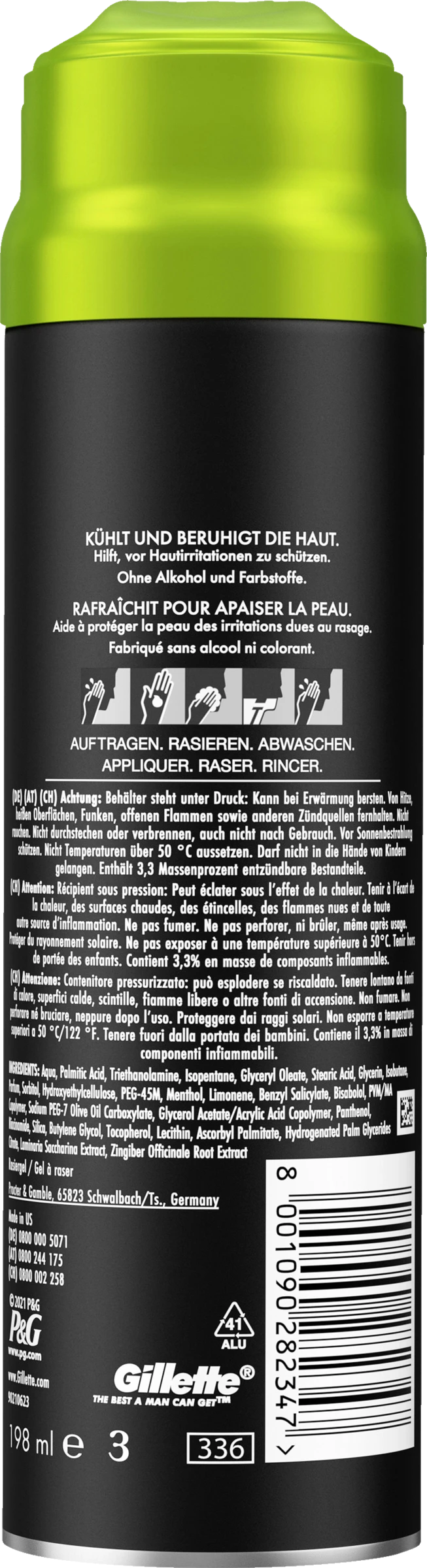 Gillette® Labs Schnell Aufschäumendes Rasiergel 4 Gillette® Labs Schnell Aufschäumendes Rasiergel – Bild 4