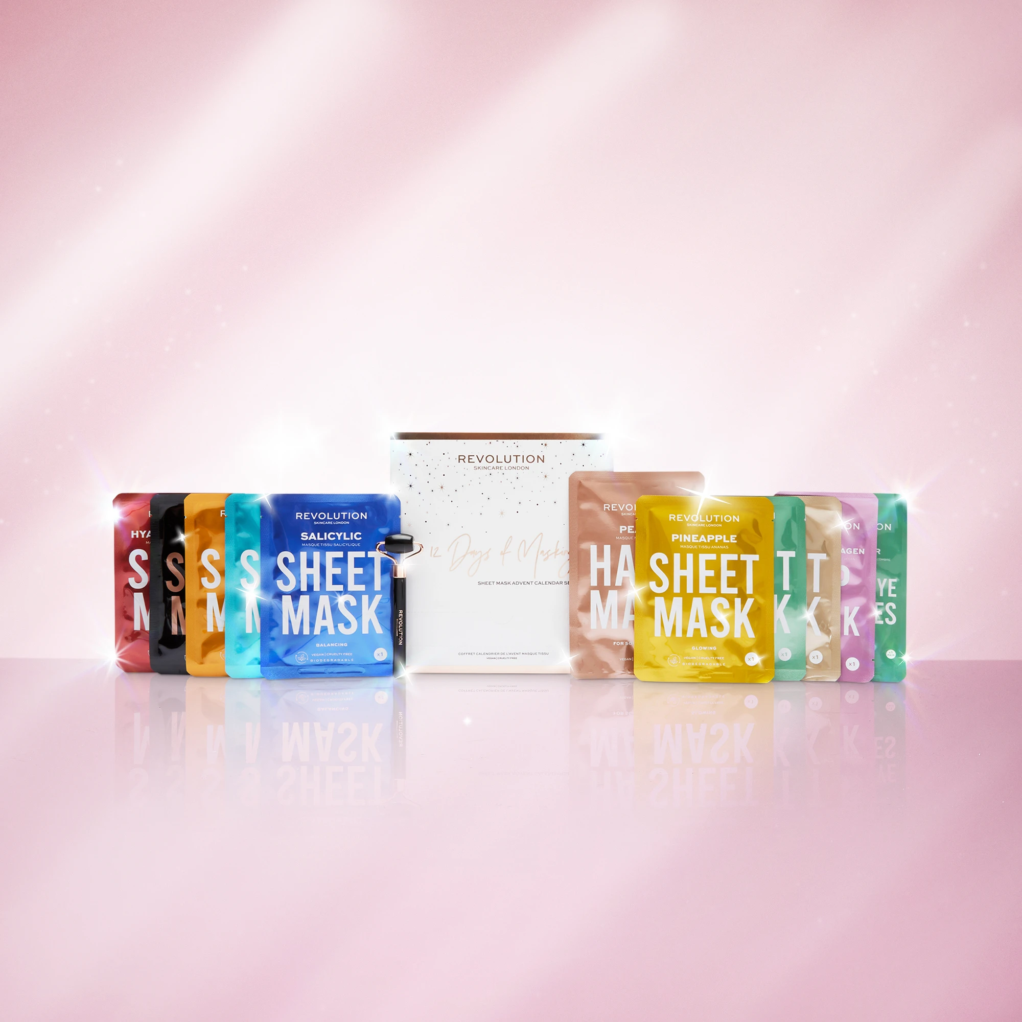 Revolution Skincare 12 Days Of Masking: Sheet Mask Advent Calendar Set 7 Revolution Skincare 12 Days Of Masking: Sheet Mask Advent Calendar Set – Bild 7