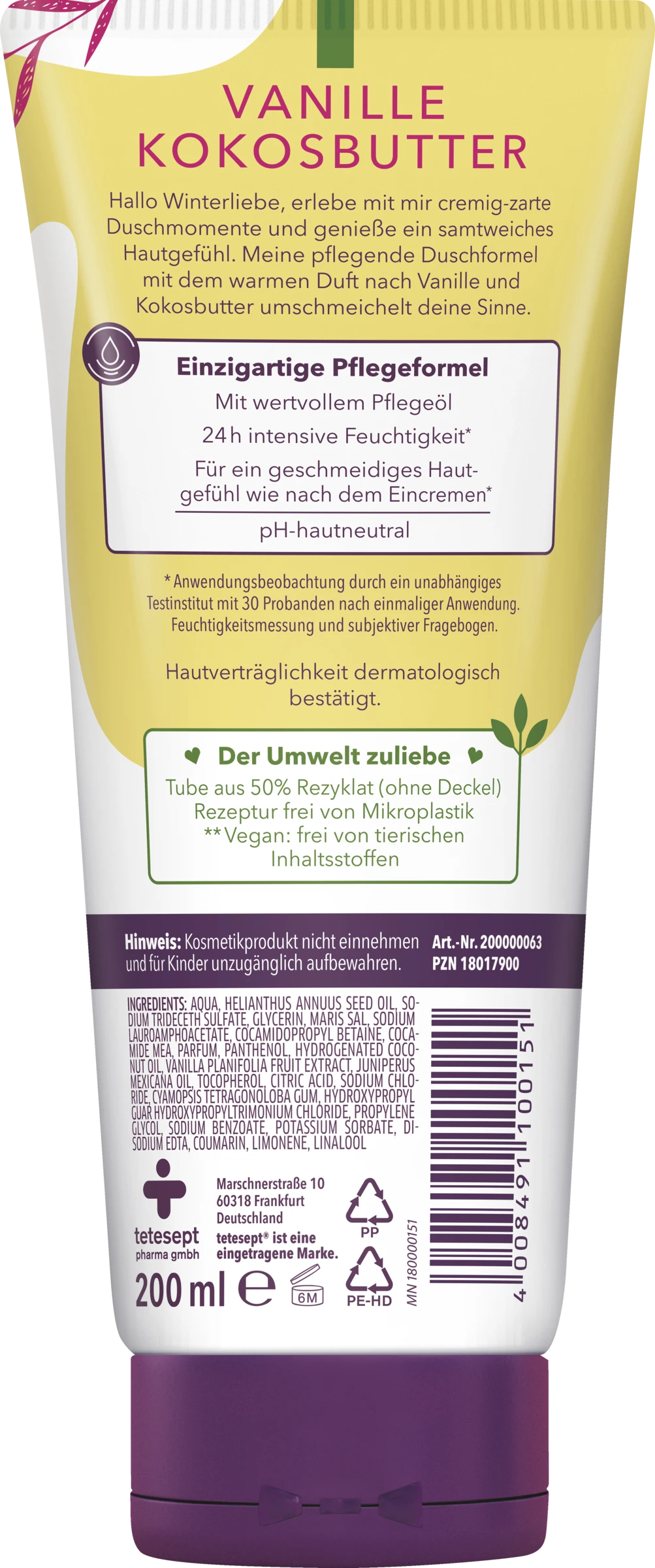 Tetesept Cremedusche Hallo Winterliebe 2 Tetesept Cremedusche Hallo Winterliebe – Bild 2