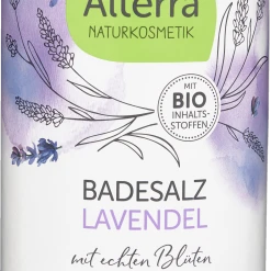 Alterra NATURKOSMETIK Badesalz Lavendel Mit Echten Blüten