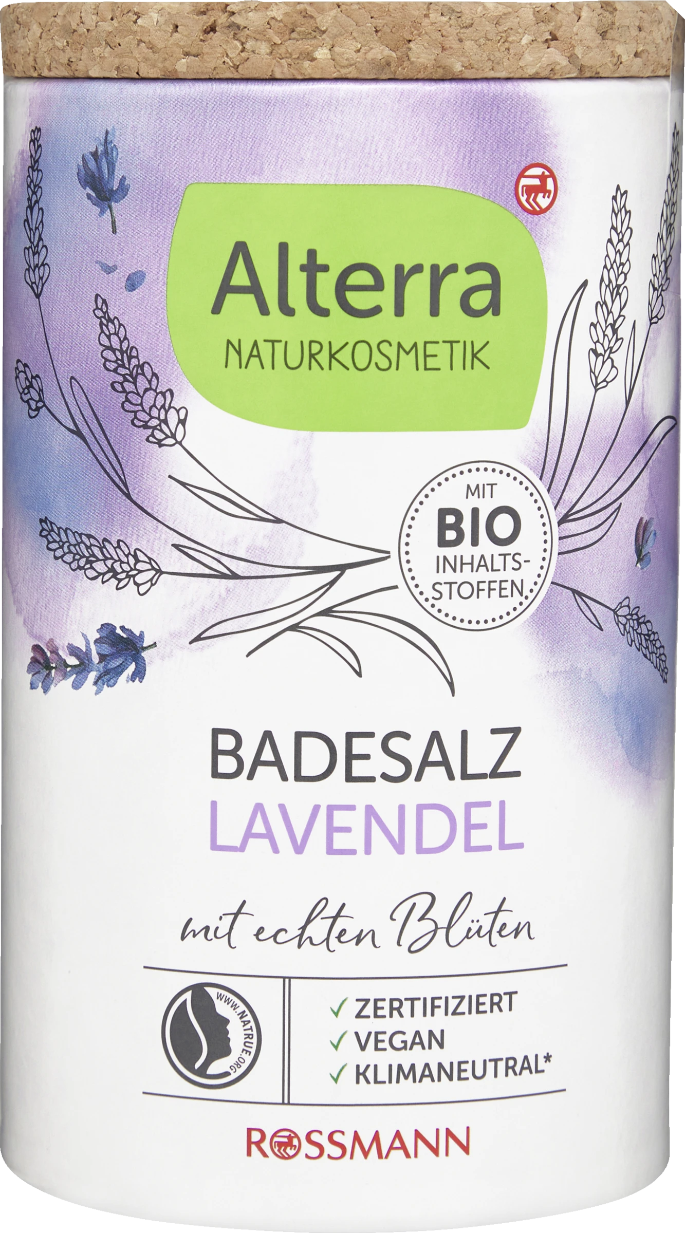 Alterra NATURKOSMETIK Badesalz Lavendel Mit Echten Blüten 1 Alterra NATURKOSMETIK Badesalz Lavendel Mit Echten Blüten