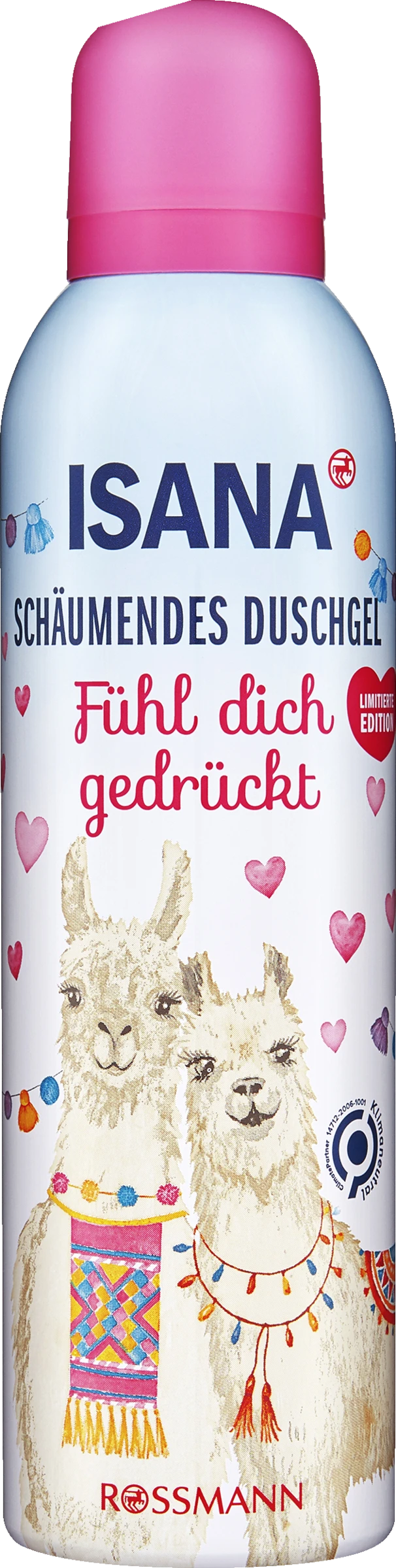 ISANA Schäumendes Duschgel Fühl Dich Gedrückt 1 ISANA Schäumendes Duschgel Fühl Dich Gedrückt